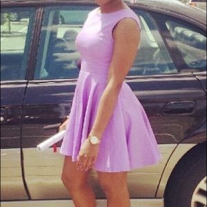 Lavender skater dress